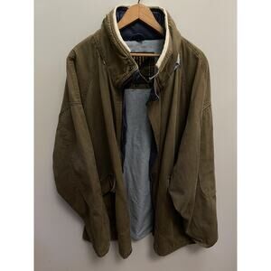 outrigger jacket vintage denim jacket Size L color green